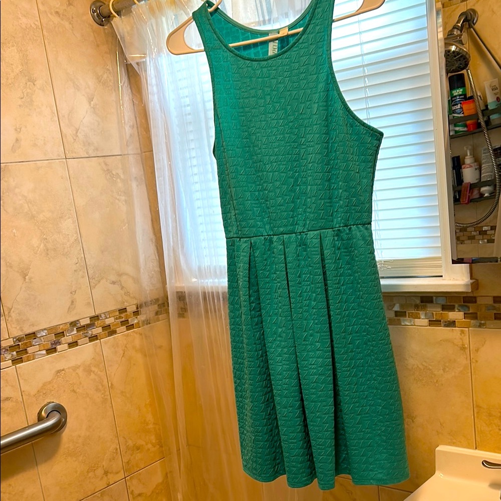 Mint green dress